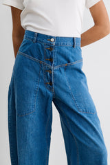 Rachel Comey Clothing|Denim Angle Pant Indigo