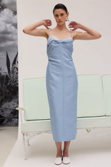Rachel Comey Clothing Priss Dress Sky Blue