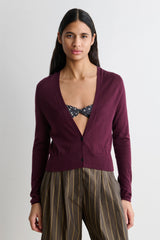 Rachel Comey Clothing Lilt Cardigan Black Cherry