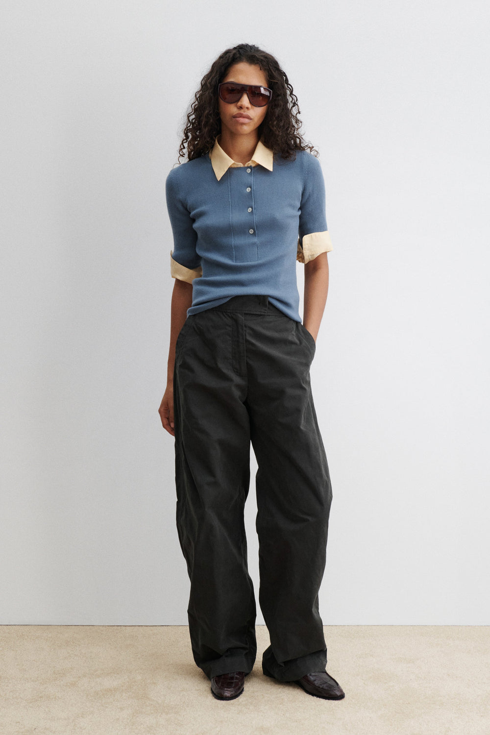 Rachel Comey Clothing Allery Henley Chambray