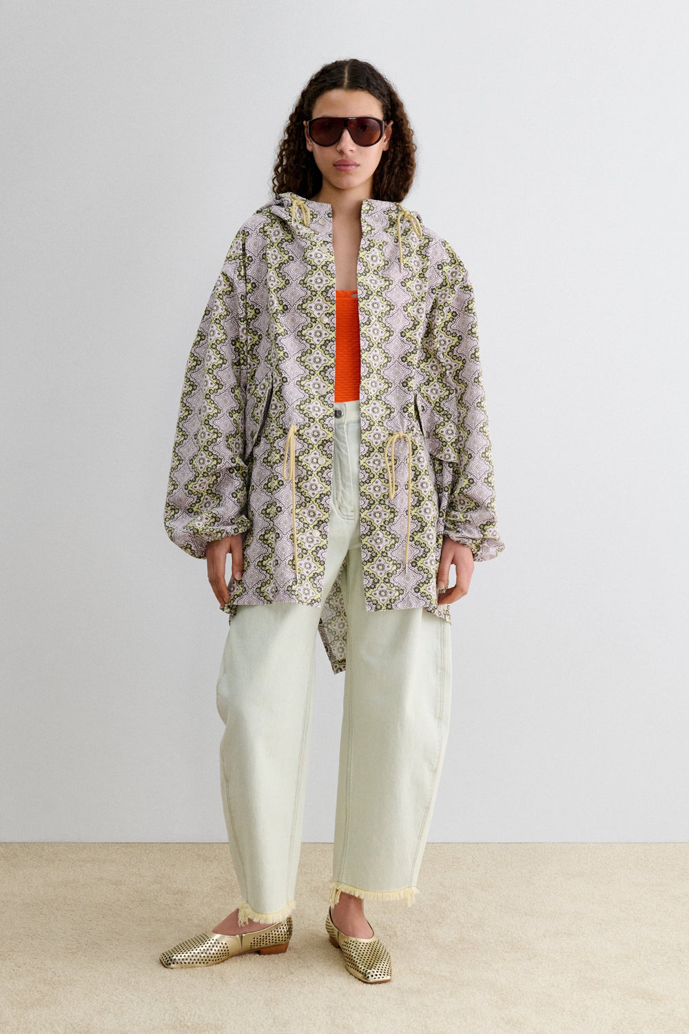 Rachel Comey Clothing|Denim Sine Parka Pink