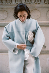 Rachel Comey Clothing Glint Coat Light Blue