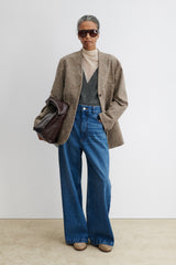 Rachel Comey Clothing Baseball Blazer Brown Herringbone