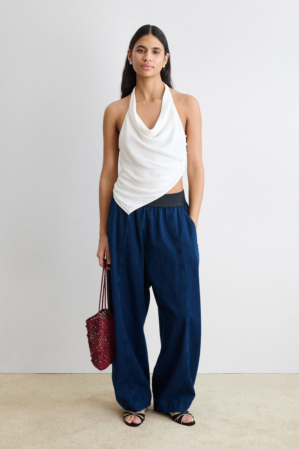 Rachel Comey Clothing Beaulieu Halter Top Off White