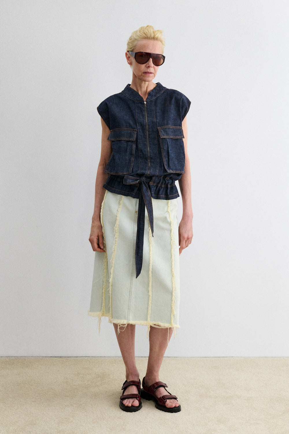 Rachel Comey Clothing|Denim Soliton Vest Raw Wash