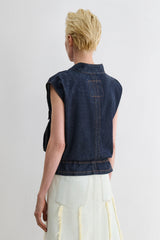Rachel Comey Clothing|Denim Soliton Vest Raw Wash