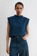 Rachel Comey Clothing|Denim Bacchus Top Muddy Indigo