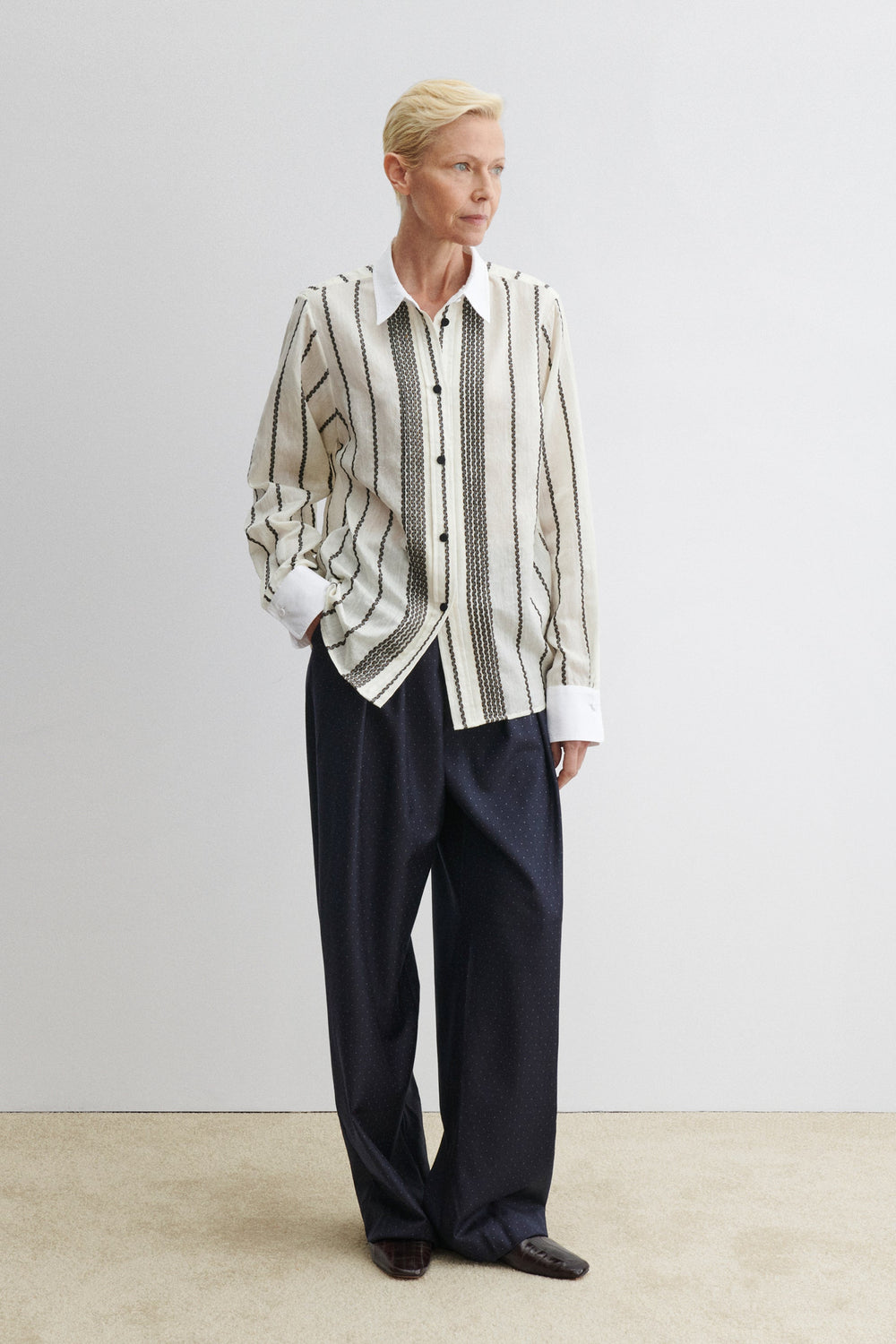 Rachel Comey Clothing Fioretti Shirt Dobby Stripe