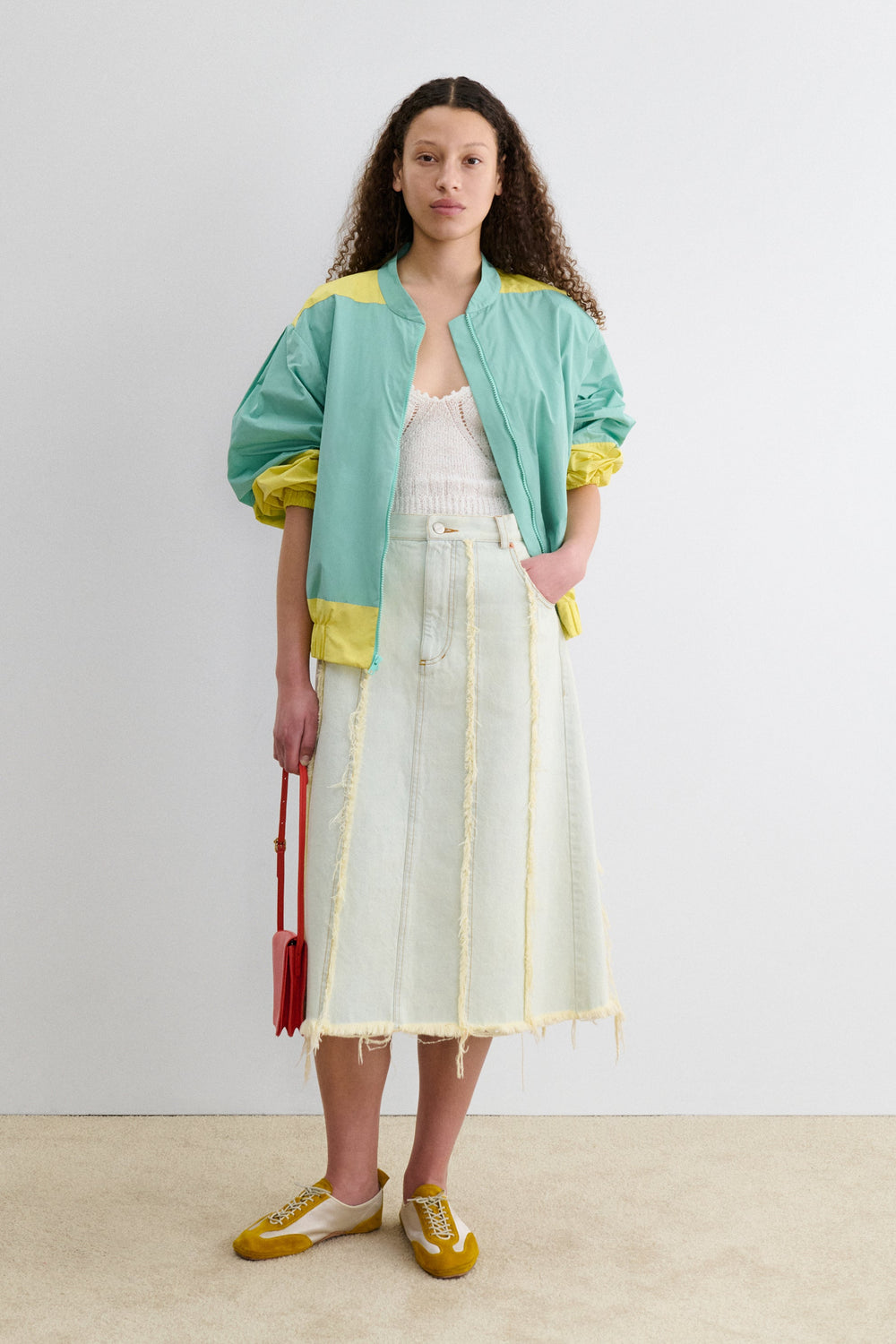Rachel Comey Clothing|Denim Etch Skirt Bleached