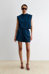 Rachel Comey Clothing|Denim Jalen Short Muddy Indigo