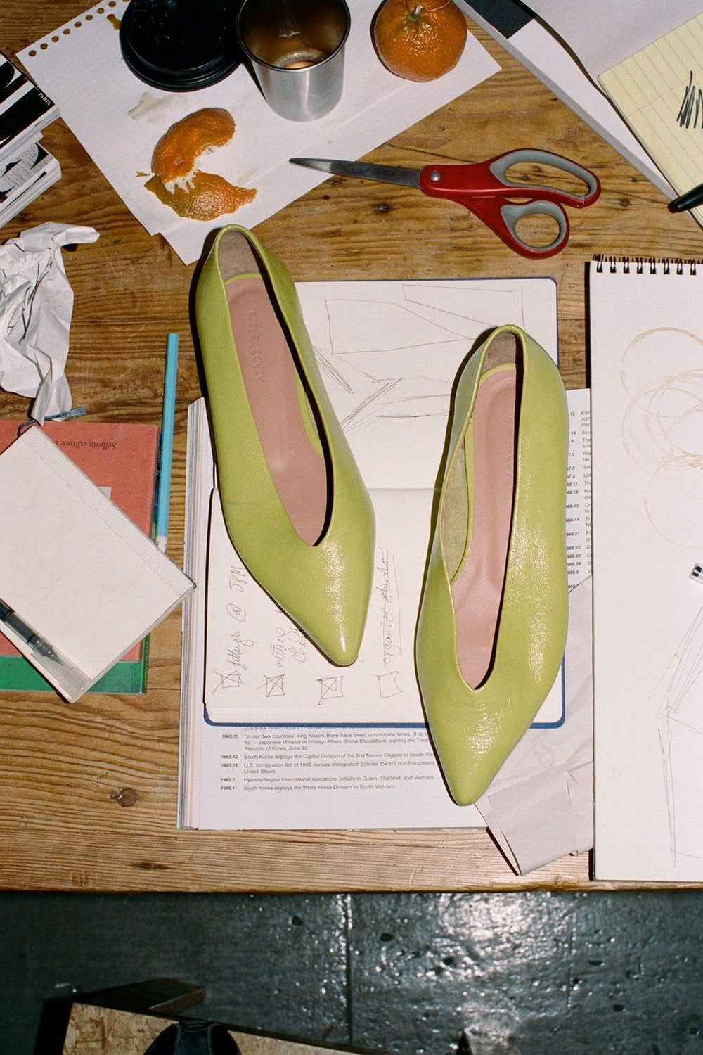 Rachel Comey Footwear Everleigh Ballet Citron