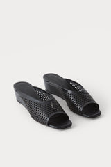 Rachel Comey Footwear Balant Wedge Mini Punch Black