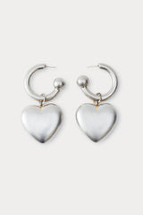 Rachel Comey Accessories Amour Hoop Vintage Silver