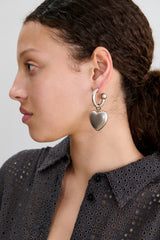 Rachel Comey Accessories Amour Hoop Vintage Silver