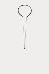 Rachel Comey Accessories Priori Choker with Chain Black Matte