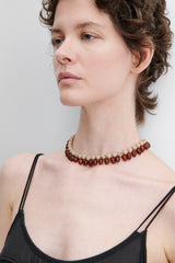 Rachel Comey Accessories Beeman Necklace Dark Tortoise