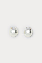Rachel Comey Accessories Large Keel Hoop Silver