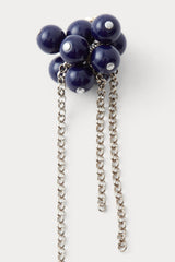 Rachel Comey Accessories Bauble Mesh Earring Navy