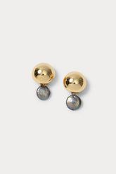 Rachel Comey Accessories Chute Earring Gold-Peacock Pearl
