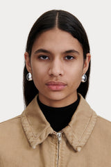 Rachel Comey Accessories Keel Hoop Silver