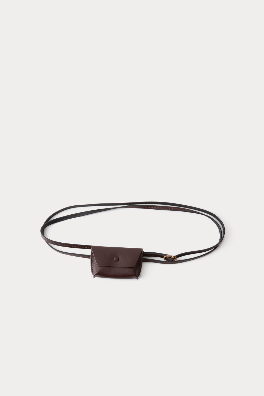 Rachel Comey Accessories Double Wrap Hamecon Card Slot Belt Auburn