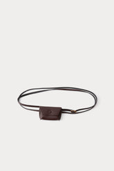 Rachel Comey Accessories Double Wrap Hamecon Card Slot Belt Auburn