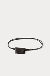 Rachel Comey Accessories Double Wrap Hamecon Card Slot Belt Black
