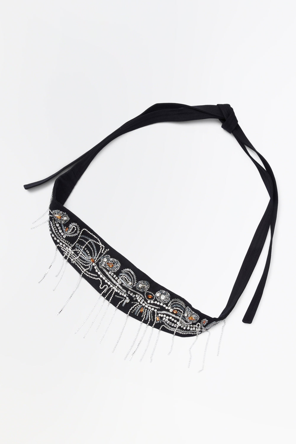 Rachel Comey Accessories Embroidered Toga Belt Black