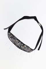 Rachel Comey Accessories Embroidered Toga Belt Black