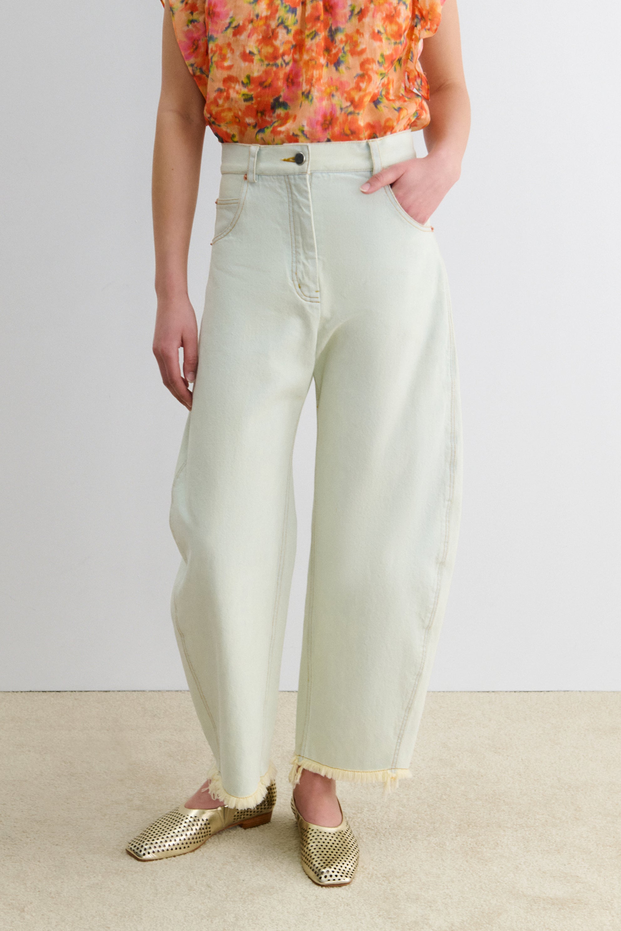 Rachel Comey Clothing|Denim Keenan Pant Bleached