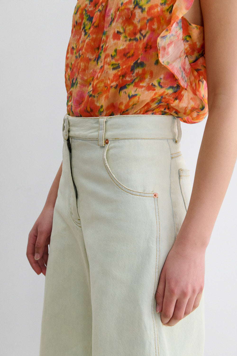 Rachel Comey Clothing|Denim Keenan Pant Bleached