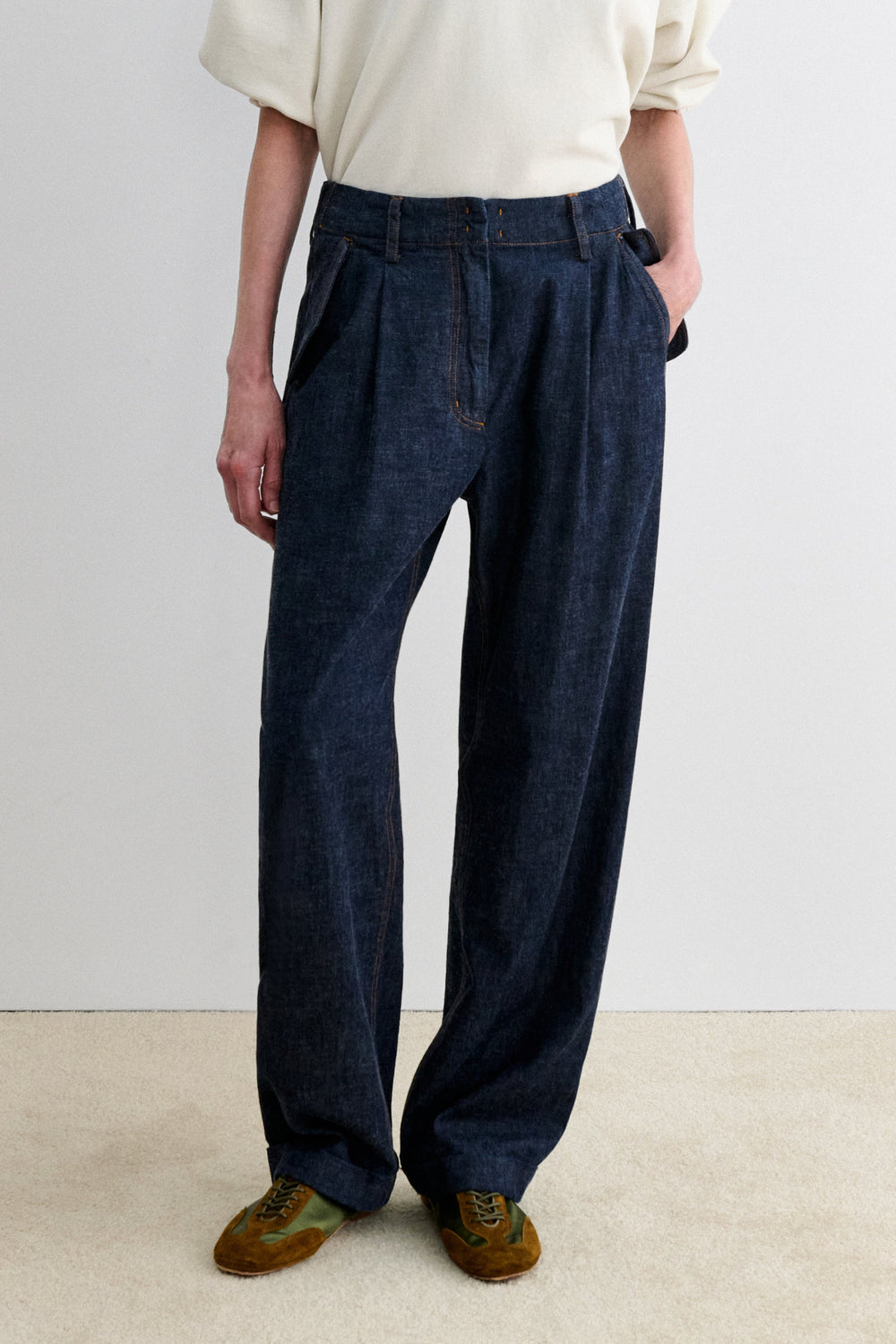 Rachel Comey Clothing|Denim Bending Pant Raw Wash