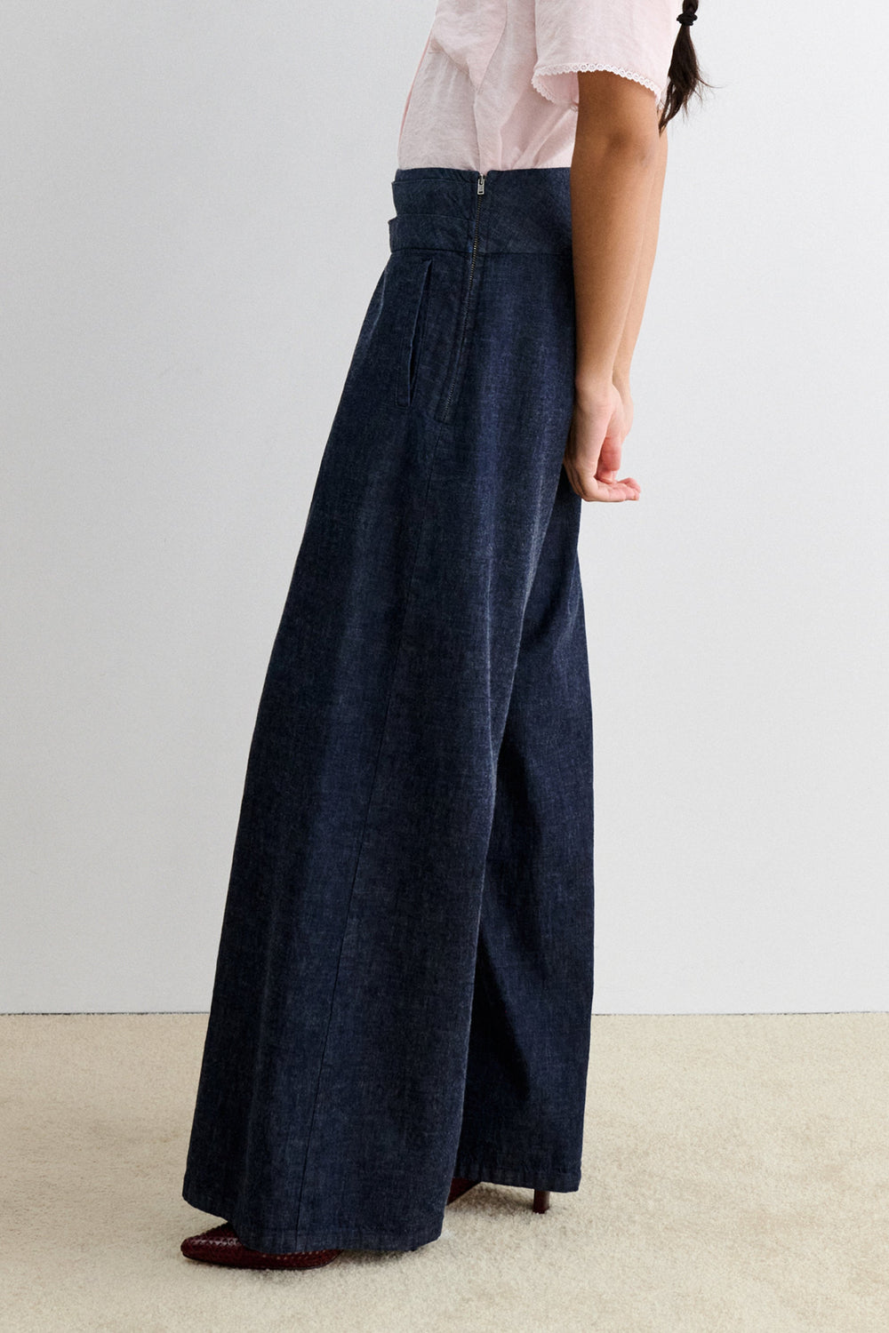 Rachel Comey Clothing|Denim Swish Pant Raw Wash