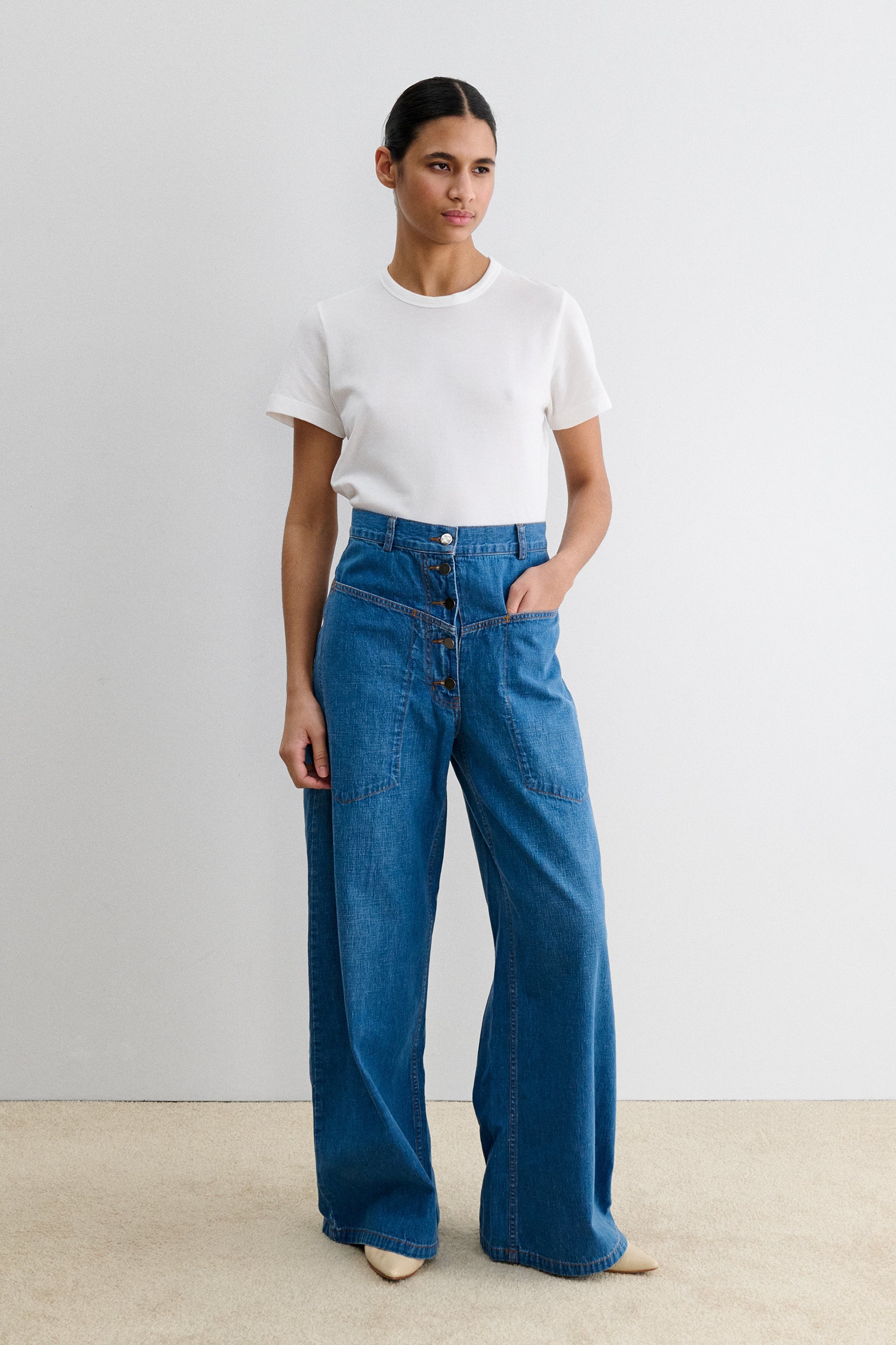 Rachel Comey Clothing|Denim Angle Pant Indigo