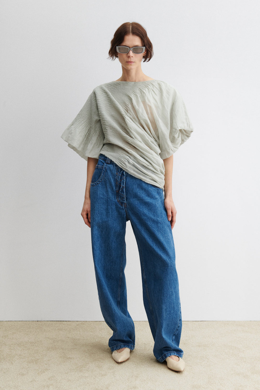Rachel Comey Clothing|Denim Snap Pant Cool Indigo