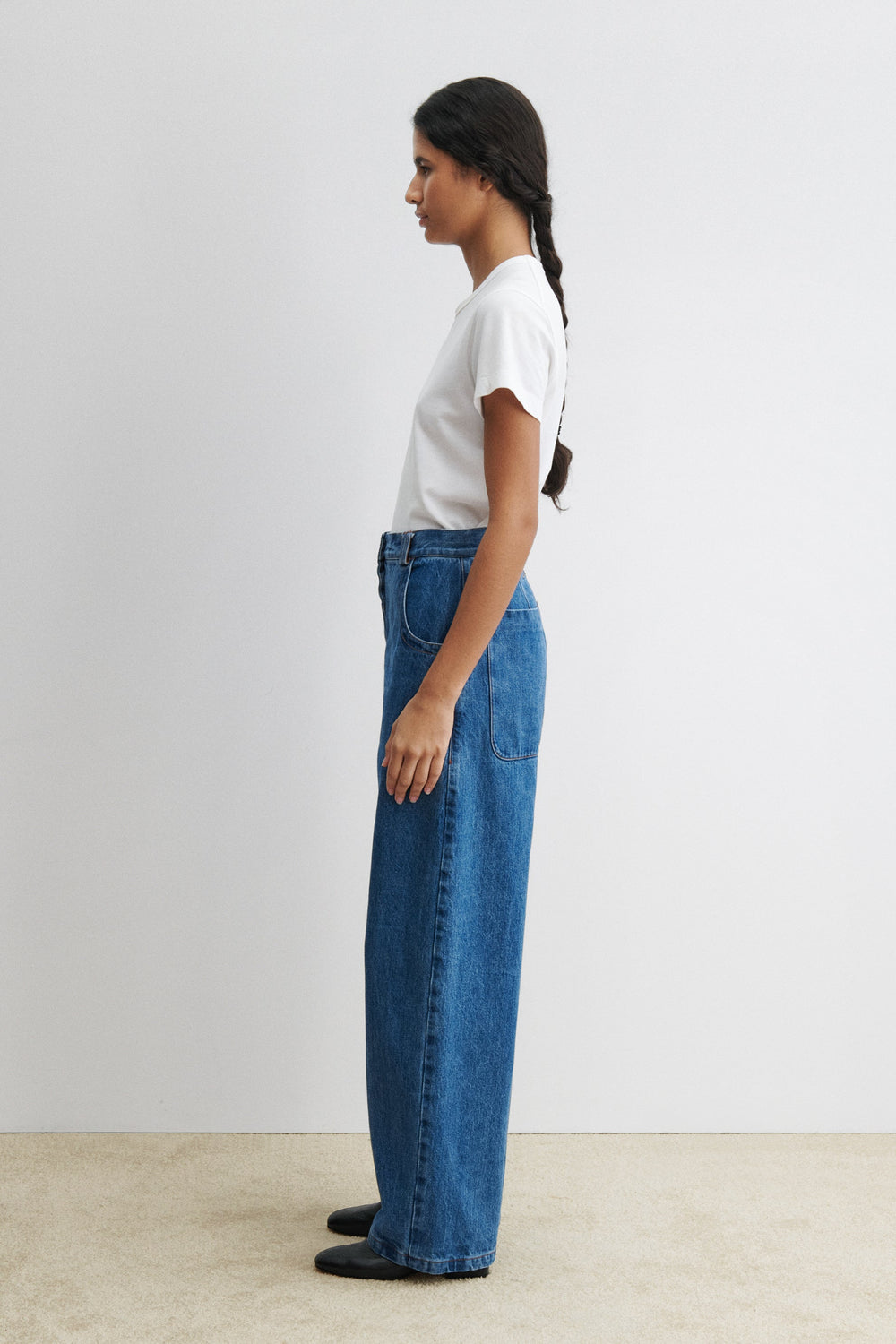 Rachel Comey Clothing|Denim Snap Pant Cool Indigo