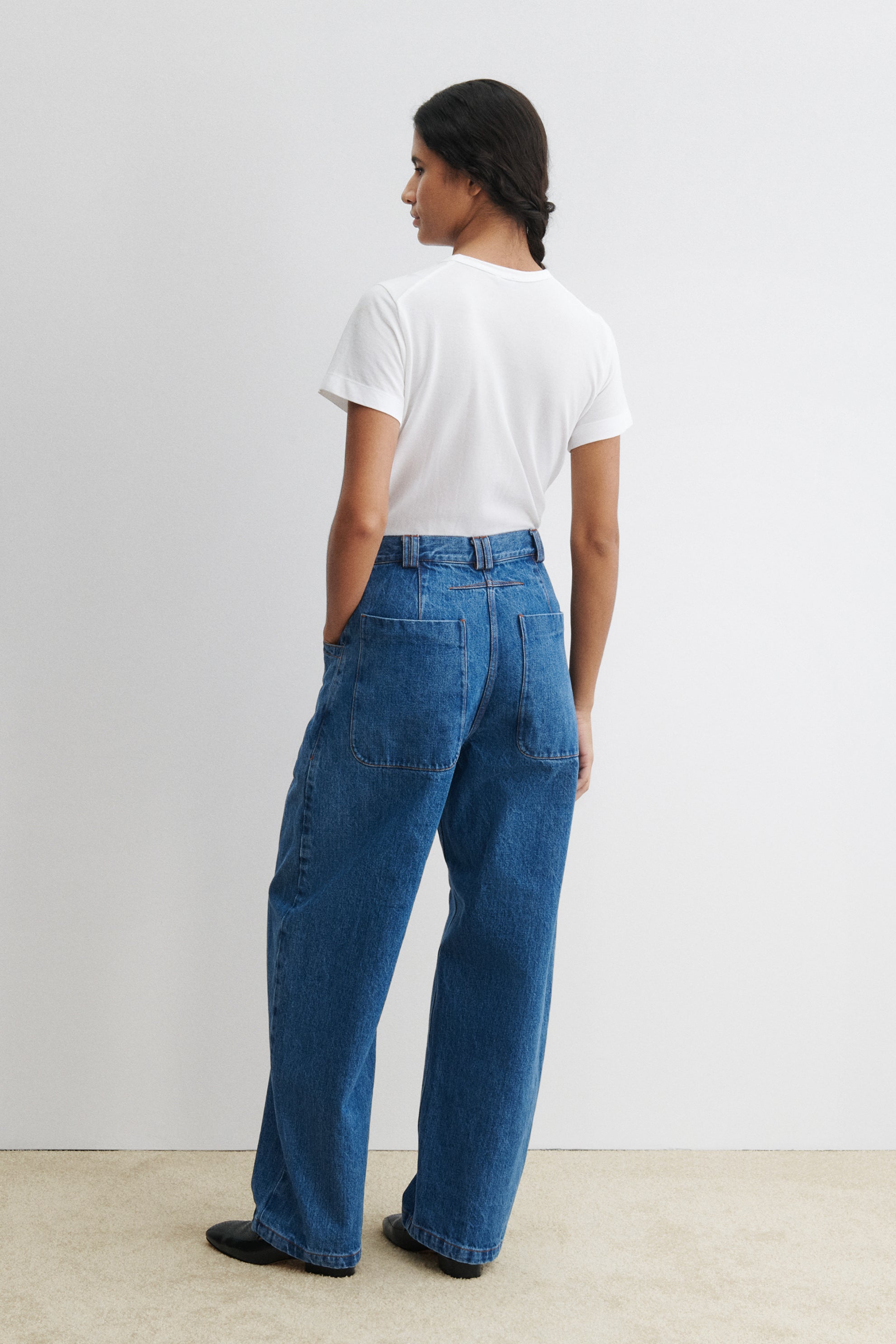 Rachel Comey Clothing|Denim Snap Pant Cool Indigo