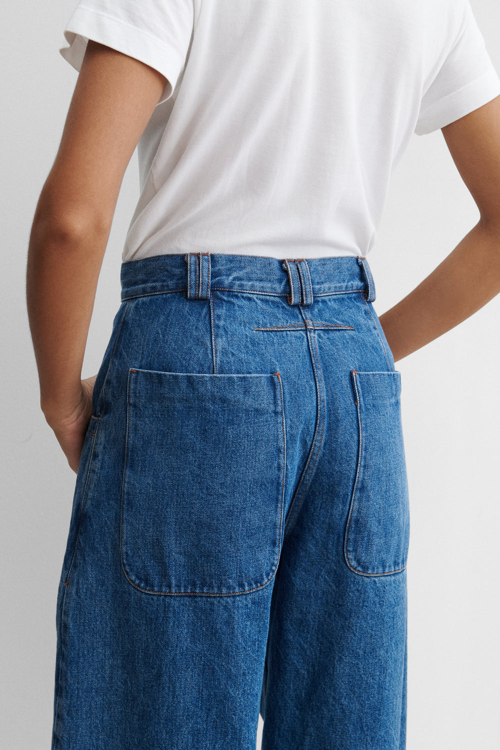 Rachel Comey Clothing|Denim Snap Pant Cool Indigo