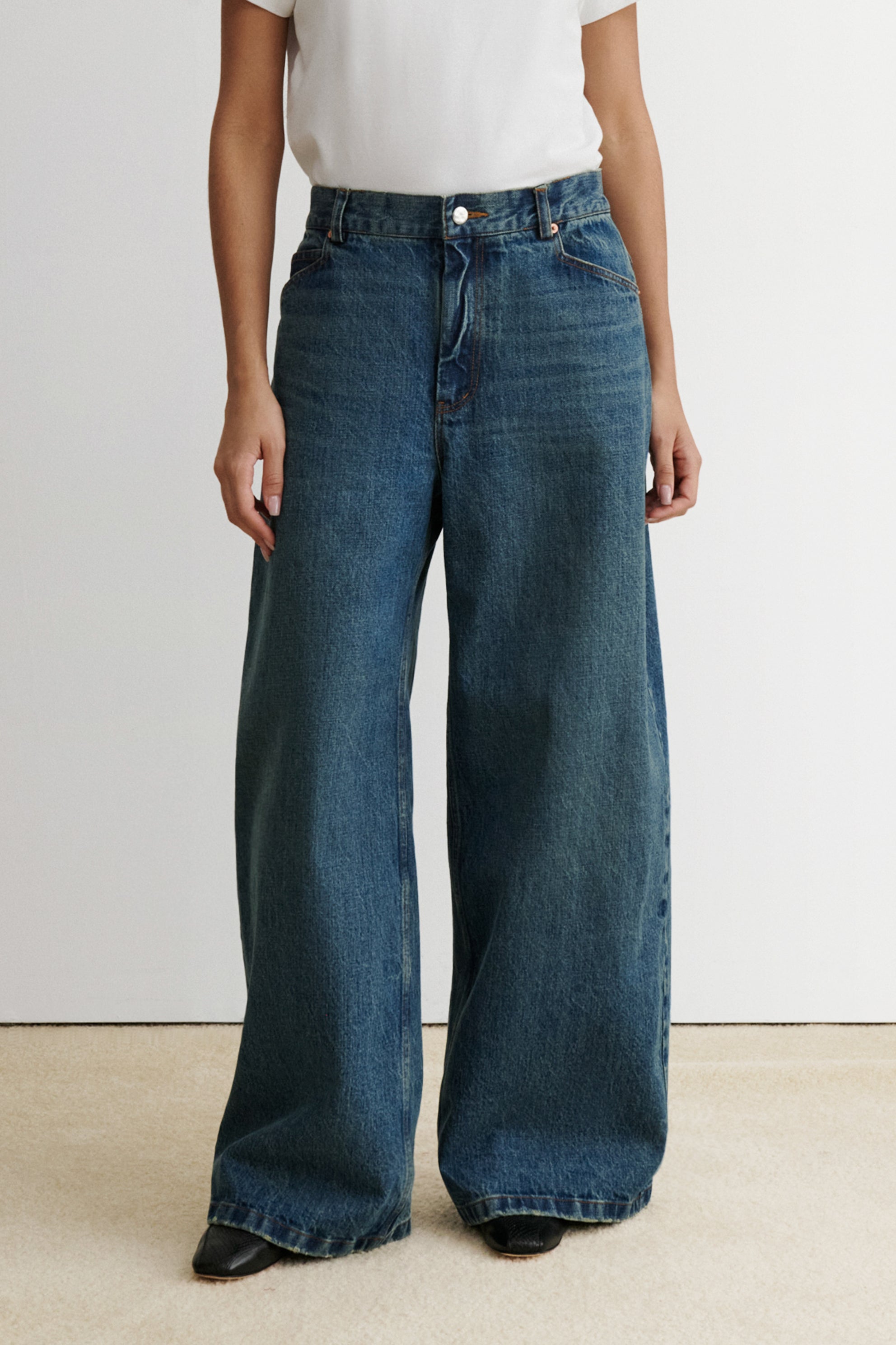 Rachel Comey Clothing|Denim Dottir Pant Aged Indigo