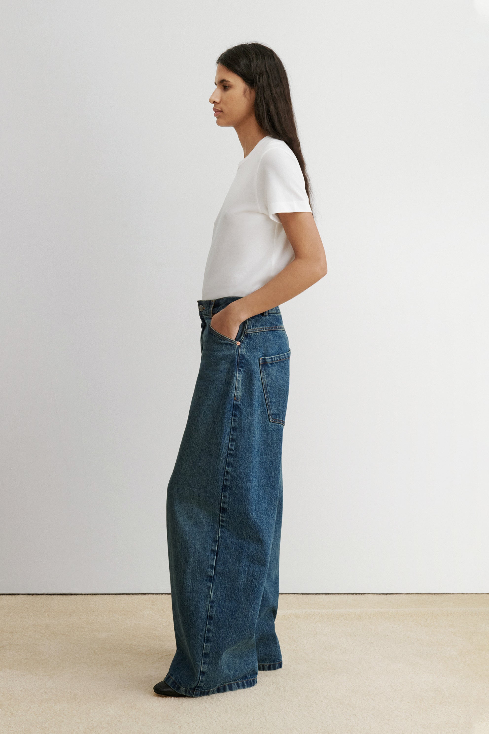 Rachel Comey Clothing|Denim Dottir Pant Aged Indigo