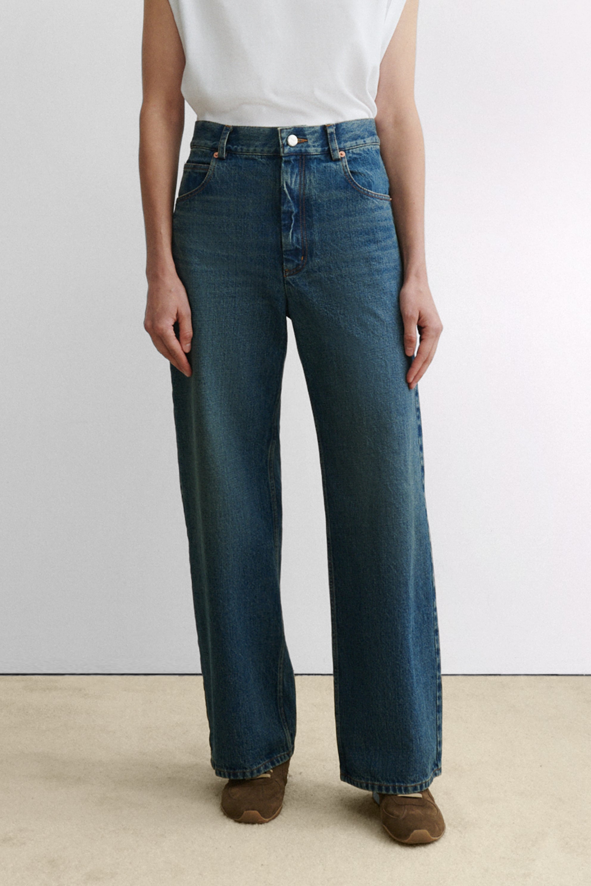 Rachel Comey Clothing|Denim Puerto Pant Aged Indigo