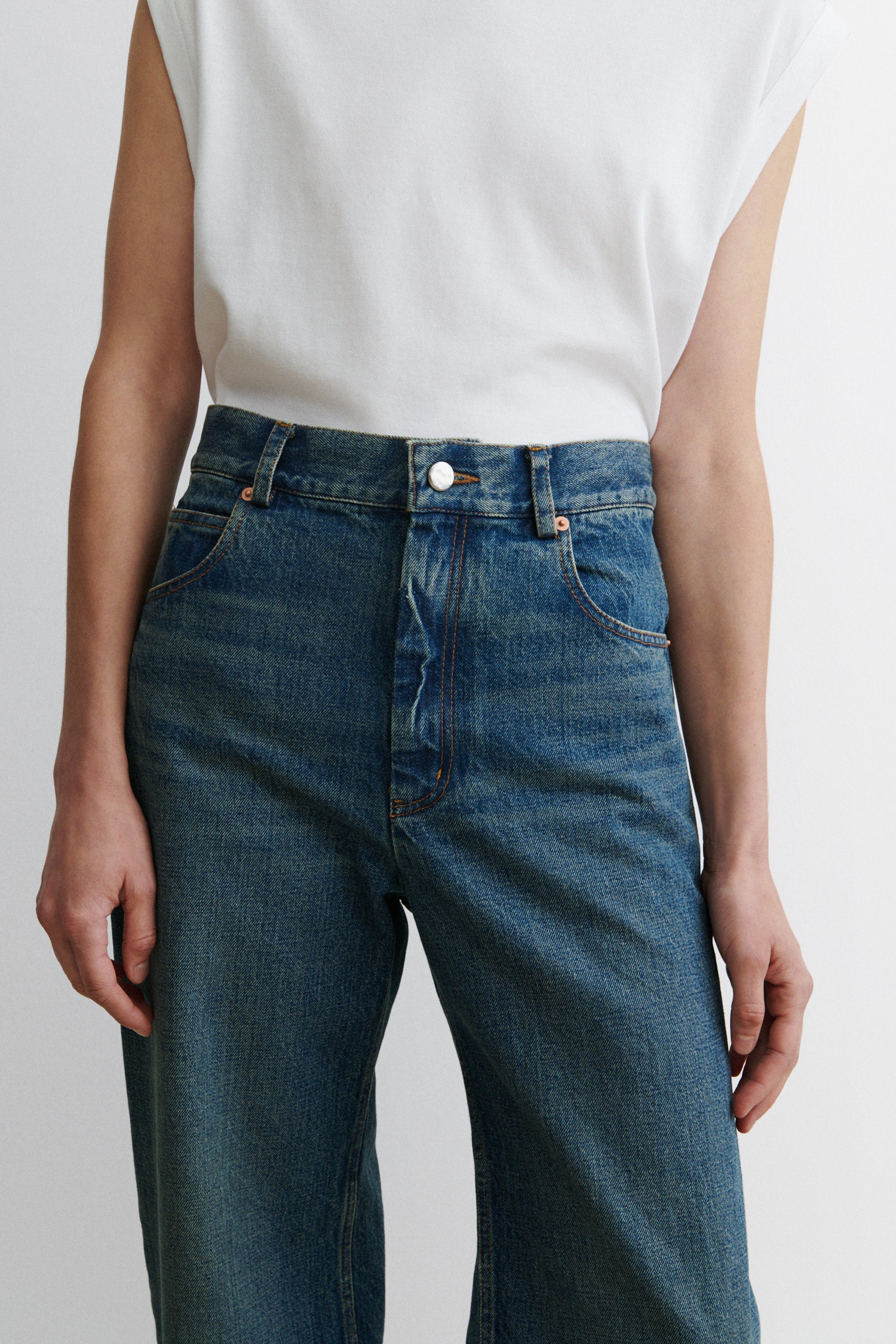 Rachel Comey Clothing|Denim Puerto Pant Aged Indigo