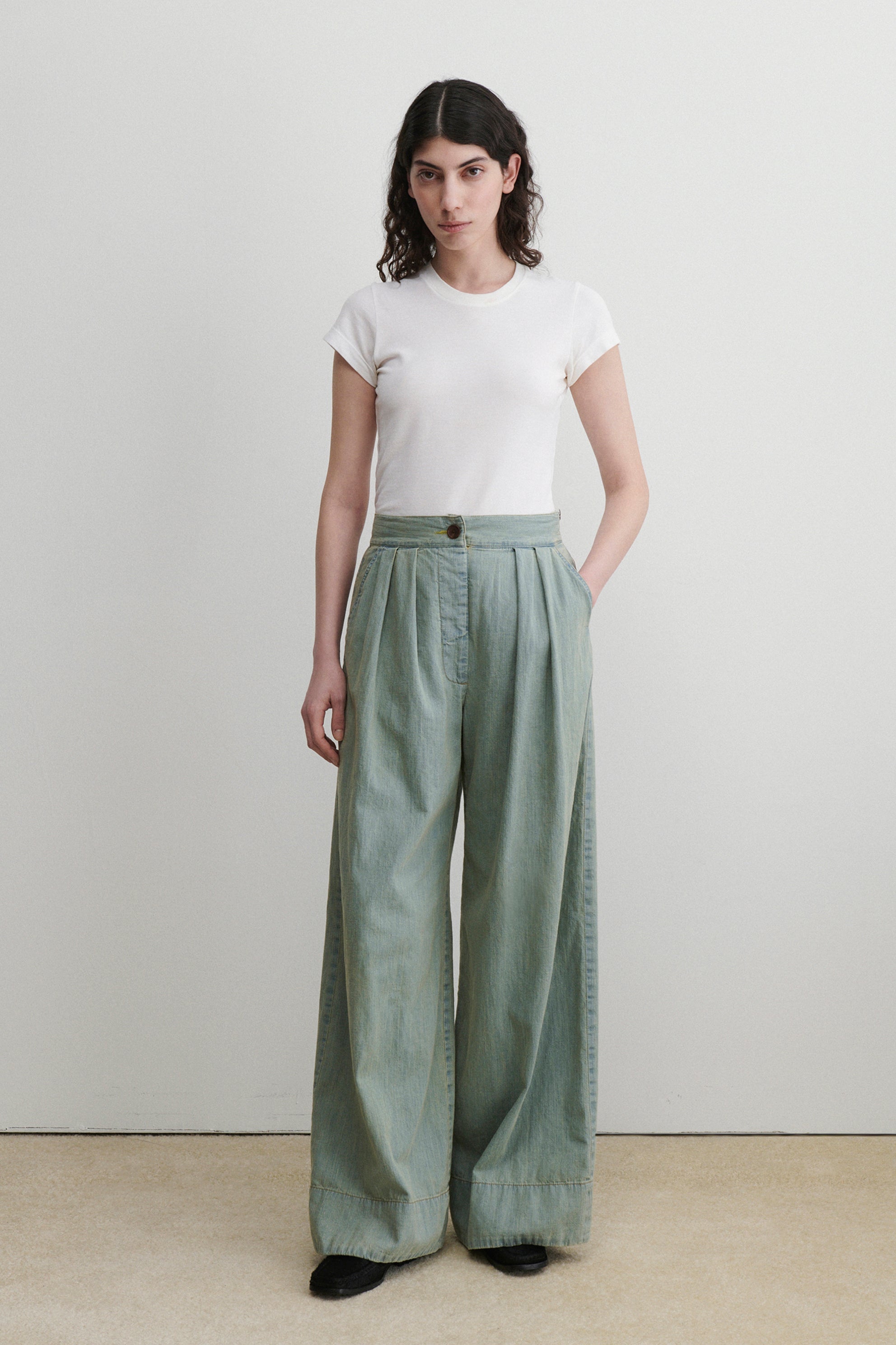 Rachel Comey Clothing|Denim Coxsone Pant Khaki Indigo