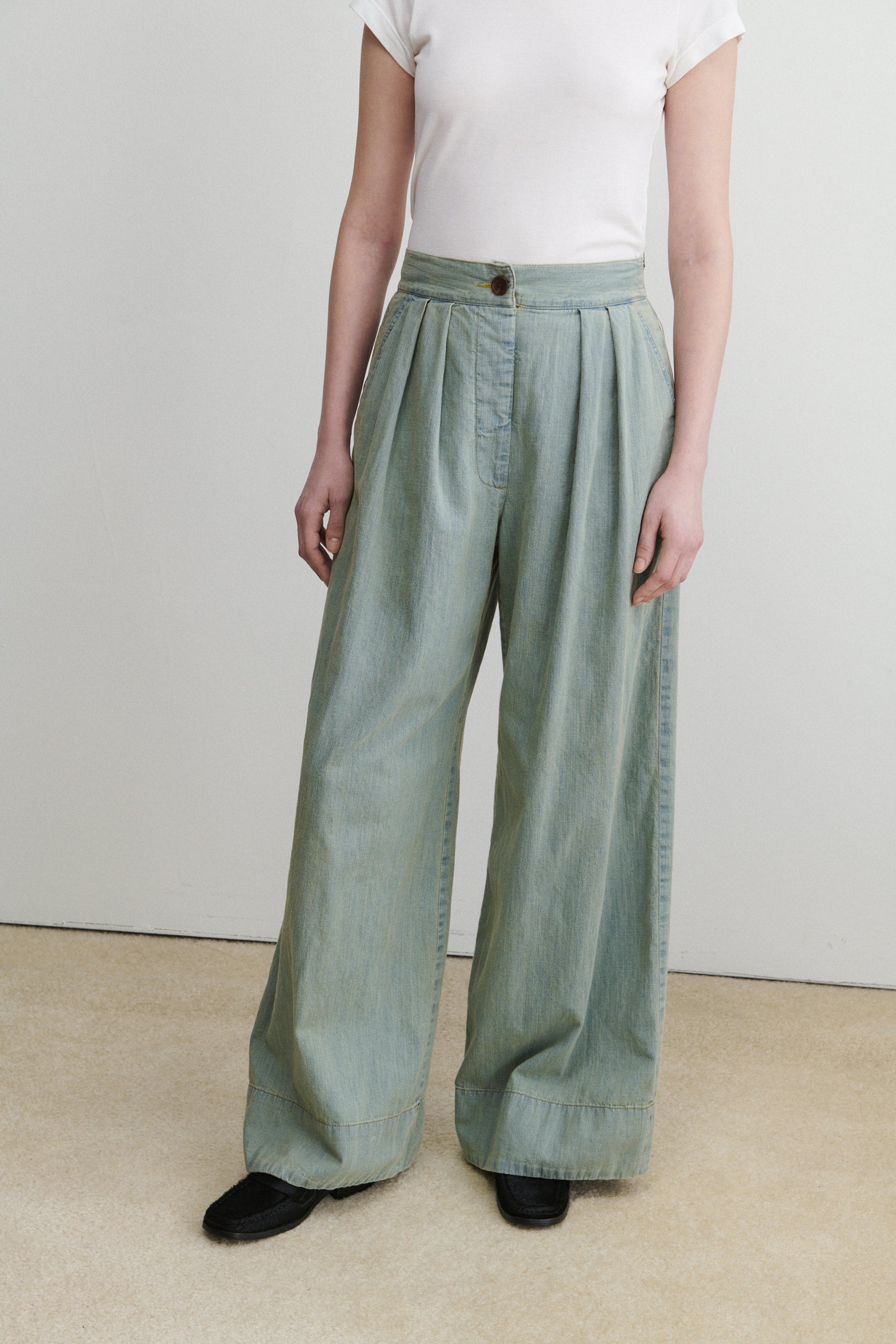 Rachel Comey Clothing|Denim Coxsone Pant Khaki Indigo