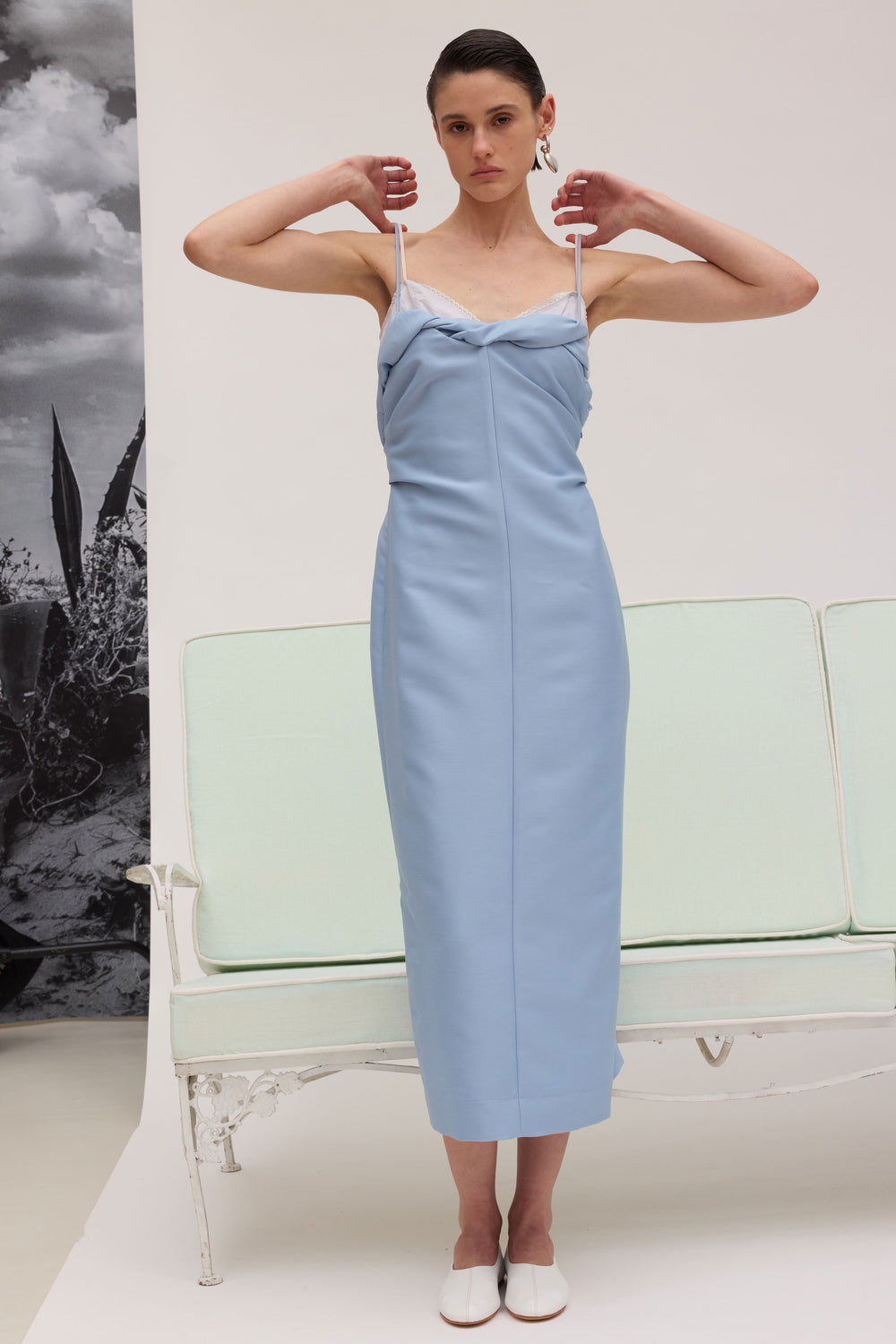 Rachel Comey Clothing Priss Dress Sky Blue