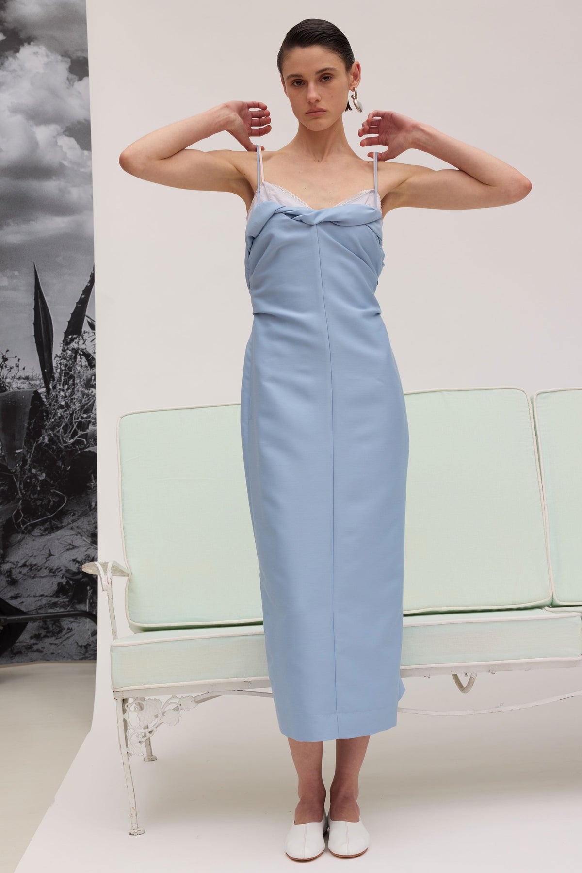 Rachel Comey Clothing Priss Dress Sky Blue