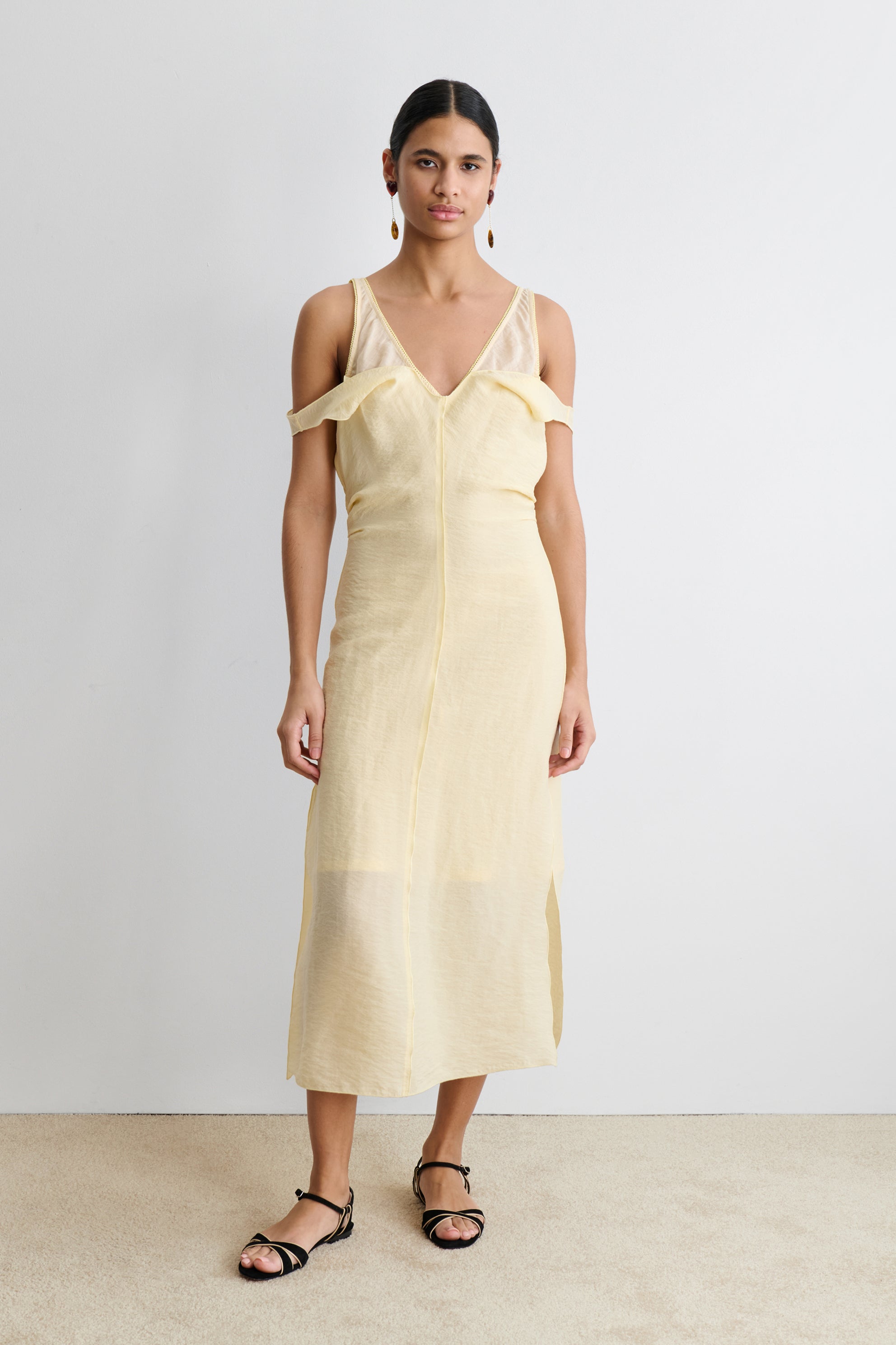 Rachel Comey Clothing|Accessories Cama Dress Yellow