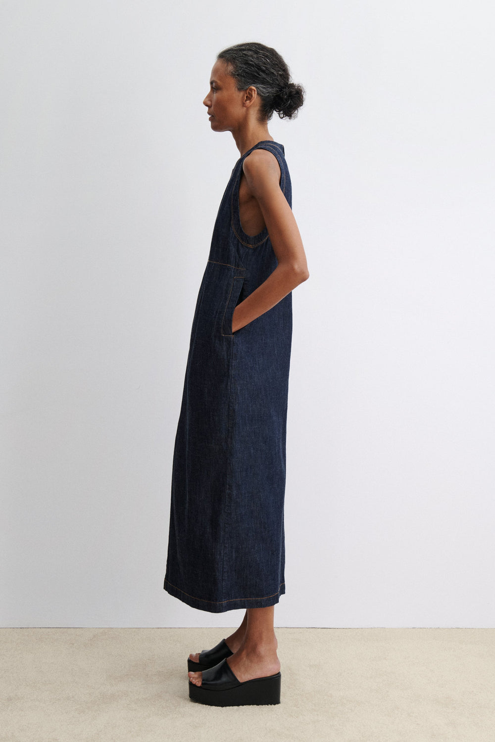 Rachel Comey Clothing|Denim Baldan Dress Indigo