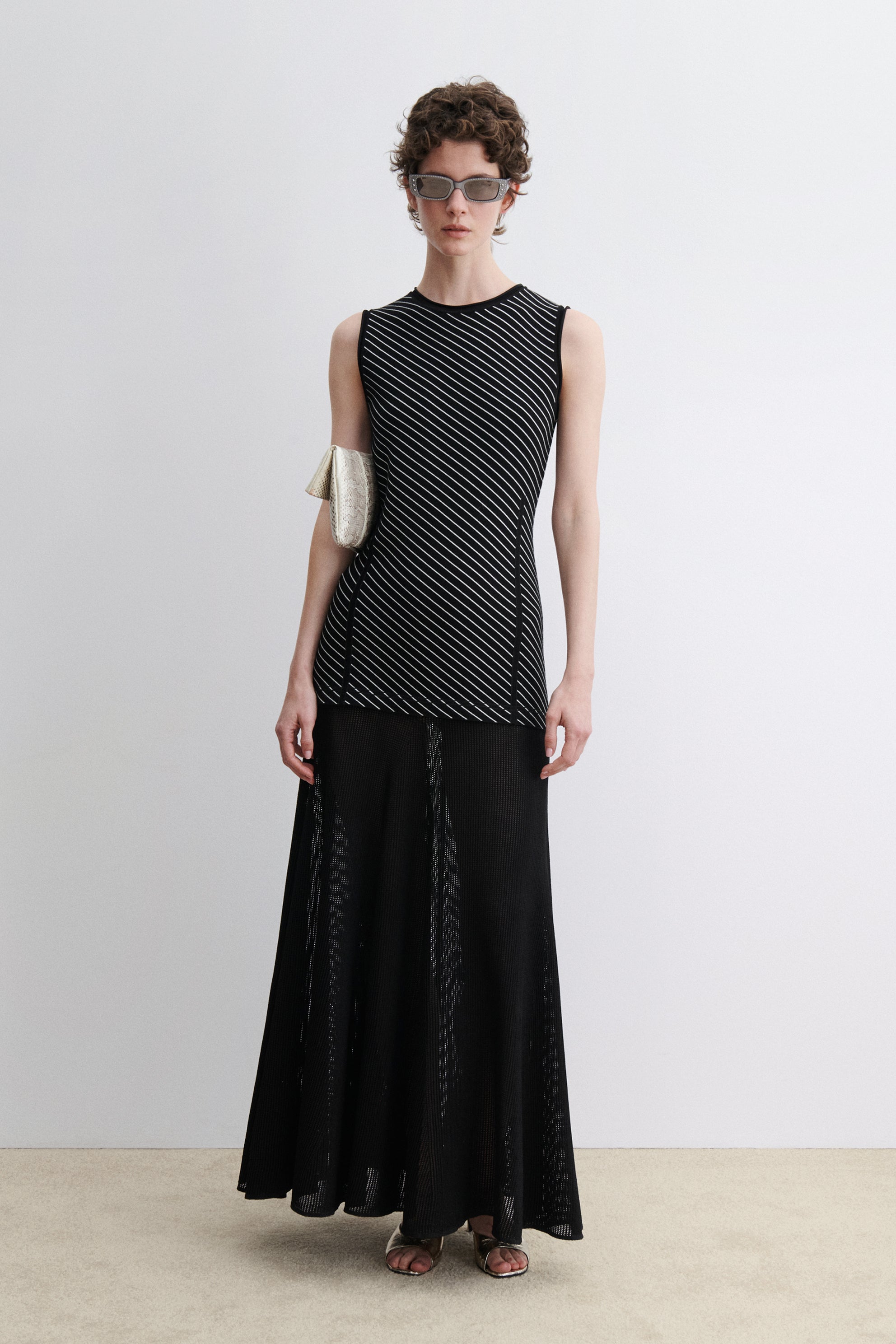 Rachel Comey Clothing Kimbell Dress Diagonal Stripe