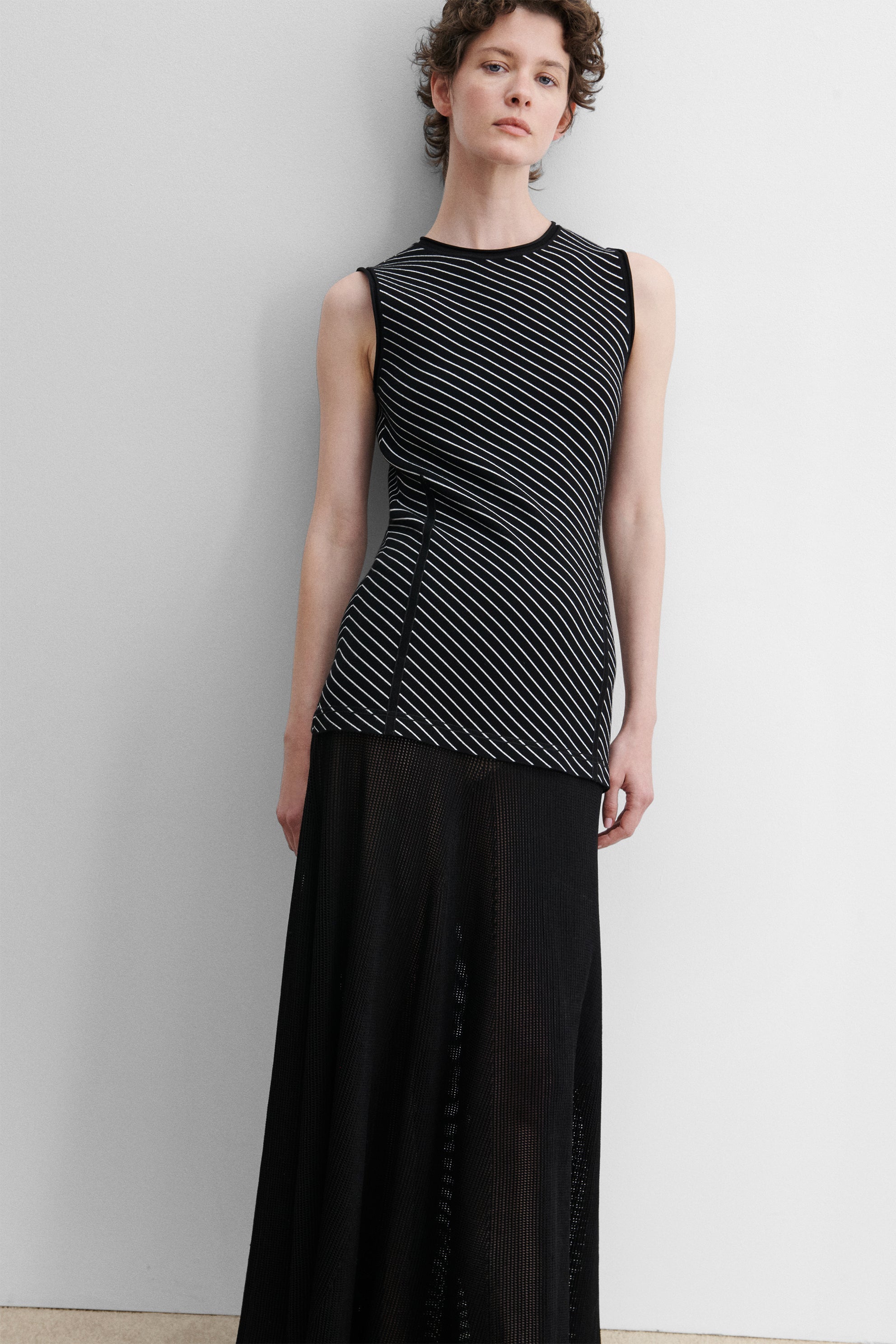 Rachel Comey Clothing Kimbell Dress Diagonal Stripe